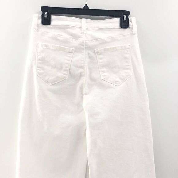 L'agence Danica High-rise Wide-leg Jeans in Blanc 27 - Picture 5 of 12